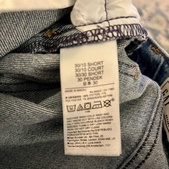 Gap 90s straight high rise jeans Waist 30/ Size 10 Short! - Picture 8 of 9